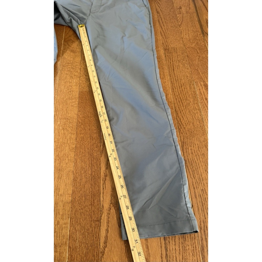 Banana Republic Mens 32x32 Traveler Pant Gray Stretch Performance QuickDry Chino - Picture 7 of 9